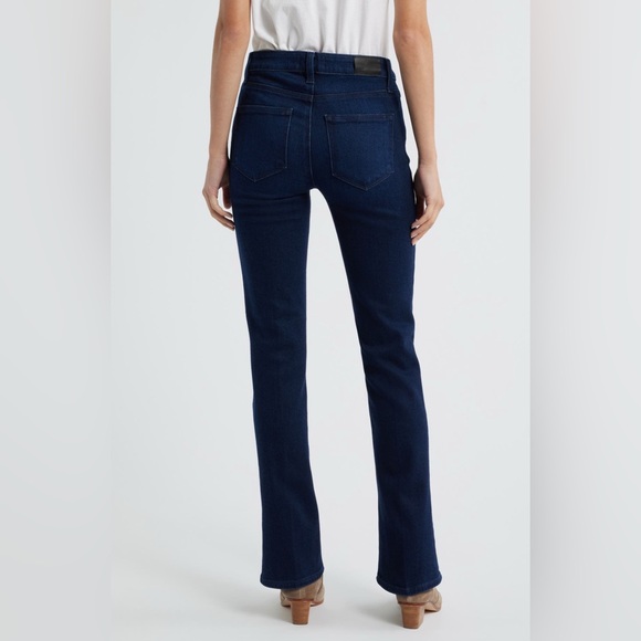 PAIGE Manhattan High-Rise Bootcut Denim Jeans, Sz 25 - Picture 5 of 11